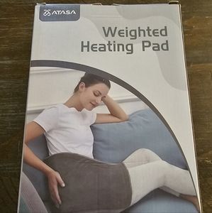 Weighted heating pad